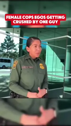 FEMALE COPS EGOS GETTING CRUSHED BY ONE GUY#cops #crime #police #criminal 