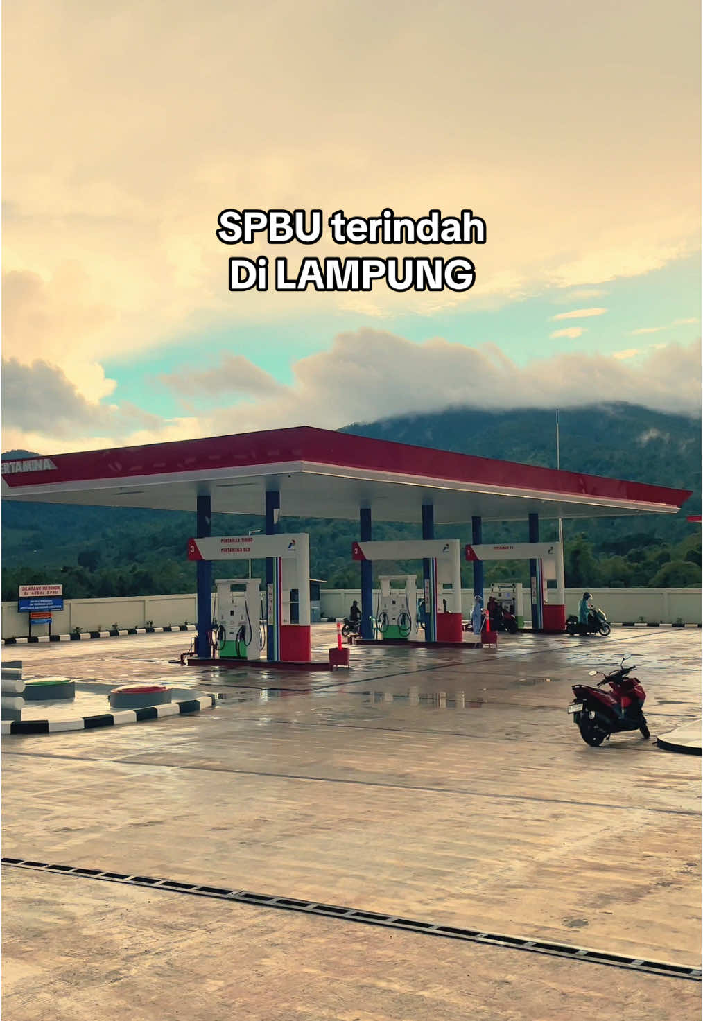 Ada yang tau dimana…?😍  . . . . . . . . . #spbu #lampungbarat #spbuviral #pertamina 