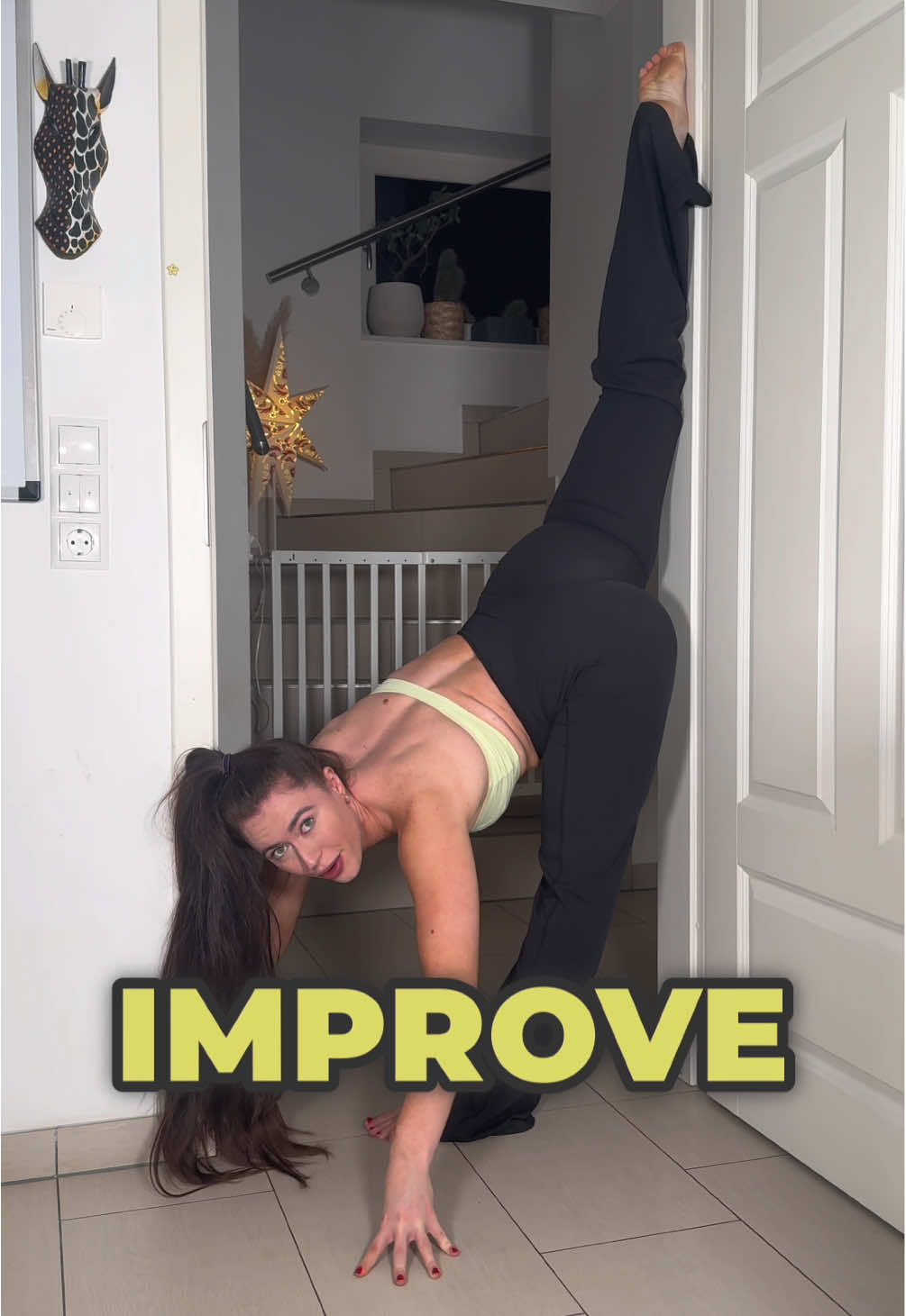 Regular stretching for the front split helps improve flexibility, posture, and relieve muscle tension. Start with a warm-up, deepen the stretch gradually, and don’t forget to breathe. Consistency is the key to progress! #stretching #frontsplit #flexibility #splits #health #fitnessmotivation #mobility #yogapractice #stretchgoals #flexibilitytraining #splitsprogress #bodybalance #movement #fitnessjourney #yogaflexibility #splitstretch