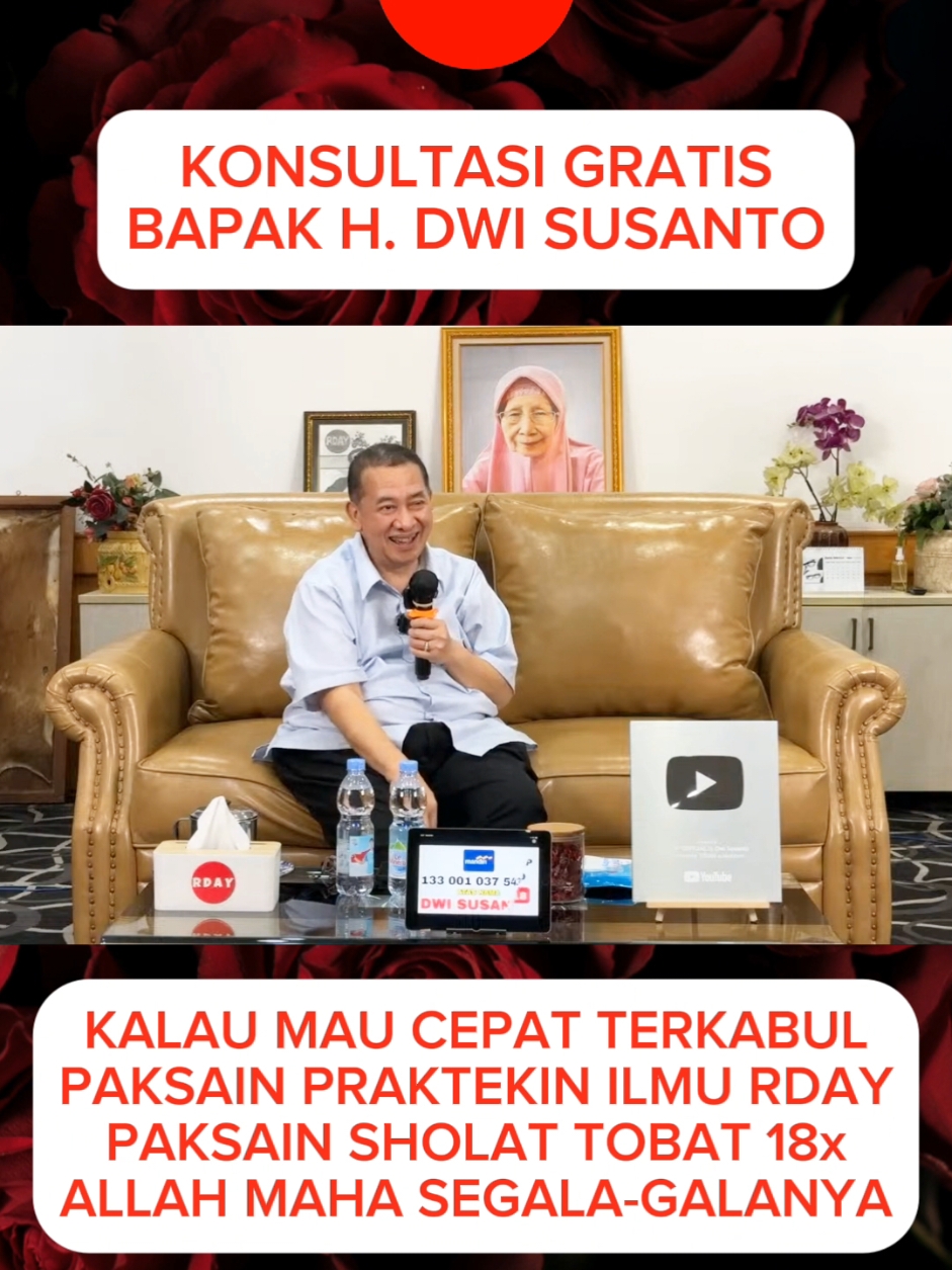 ● 0812-898-234 WA HOTLINE RDAY Nomor Pak Haji Dwi Susanto ● 0878 7718 1618 GRATISSSS...TIS..TISS‼️  NO BAYAR BAYAR !!!! NO MAHAR MAHAR !!!  PAKSAIN DATANG UNTUK KONSULTASI LANGSUNG DENGAN PAK HAJI DWI SUSANTO & KETEMU ANAK² YATIM RDAY !!!!  Insya Allah setiap malam Pak Haji ada terus di RDAY. Waktu PENCERAHAN di RDAY pukul 20.00 WIB Yang belum bisa hadir, simak aja Live Streaming Youtube RDAY OFFICIAL H. Dwi Susanto, silakan praktek ilmu RDAY. (Pak Haji tidak bisa konsultasi via online / WA / Telpon)  ALAMAT LENGKAP (silakan cek google maps) RUMAH DOA ANAK YATIM H. DWI SUSANTO  Jl. Raya Cikampak ~ Cicadas No.21 Desa Cibuntu Kec. Ciampea Kabupaten Bogor Jawa Barat 16620 #rday #bogor #yatim #anakyatim #anakyatimrday #kandangembee #hajidwisusanto #rdaybogor #rdaypencerahan #sedekah #sedekahyatim #sedekahanaakyatim #sedekahyuk #sedekahjumat #sedekahonline #sedekahrombongan #sedekahsubuh #sedekahpatungan #rumahdoaanakyatim #rdaypencerahan #rumahdoaanakyatimkandangembeee  #caralunashutang #lunashutang #riba  #jakarta #depok #bekasi #tangerang #bandung #indonesia 🇲🇨