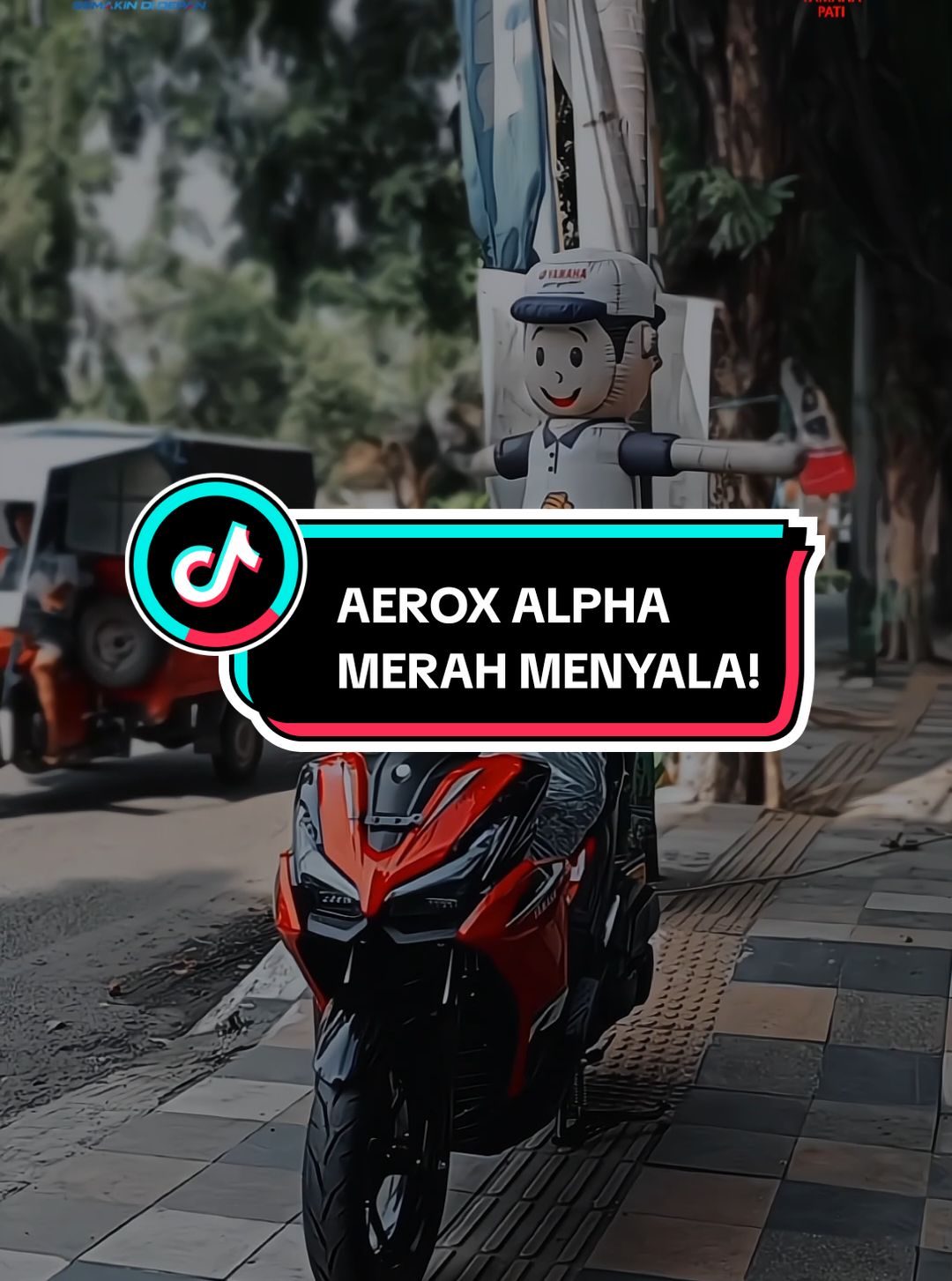 Aerox Alpha merah menyala🔥 #capcut #fyp #fypシ #platk #pati24jam #berandatiktok #yamahajateng #yamahaindonesia #cinematicmotor #aerox155 #aeroxmodifikasi #aeroxconnected #aeroxalpha #aeroxturbo #trend #thailand 