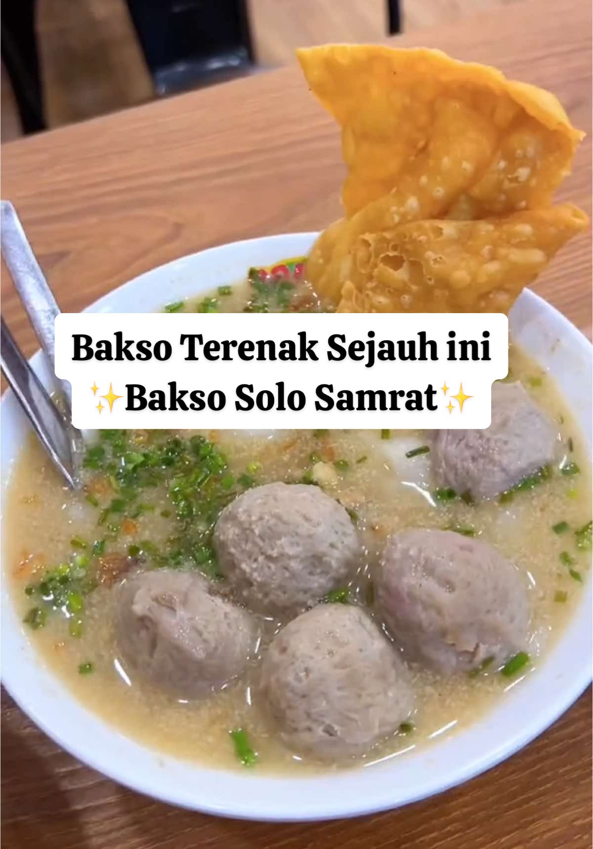 Top tier Bakso! 🥹🫶 #bakso #baksosolosamrat 