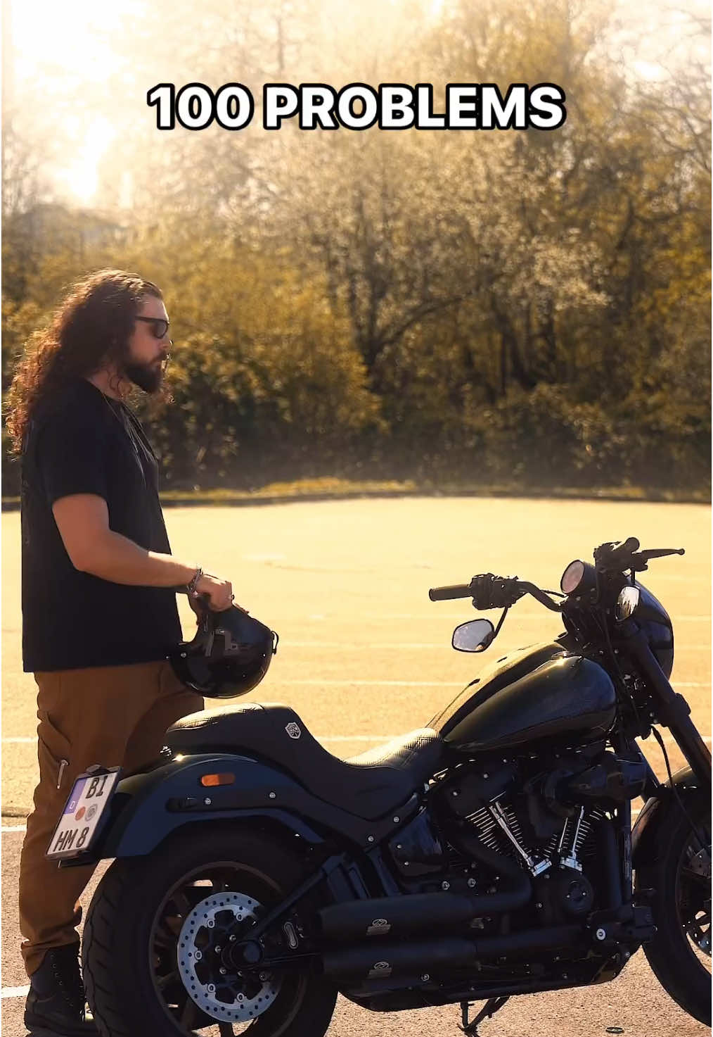 HARLEY DAVIDSON THERAPY 🦅 #harleydavidson #longhairmen #motorcycle #biker #fxlrs 