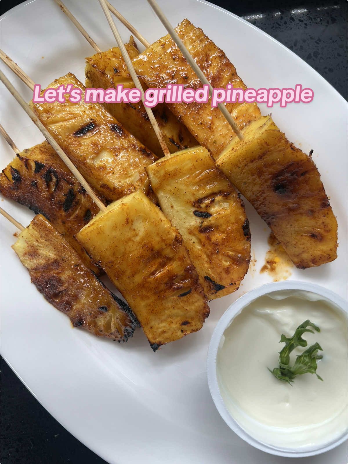 [Day 6 & 7] Christmas side menu🎄: Grilled pineapple  I know it’s Christmas already but you can add this to your next braai☺️ PS. don’t forget to soak your skewers in water for 5-10mins so that they don’t burn. Thank you so much for your encouragement in this series🥹🤍truly appreciate it!  & until next time, happy eating loves🤍 #grilledpineapple #grilled #pineapple #fyp #merrychristmas #cookwithme #cookingtok #christmaslunch #sidesalad #Recipe #lunchideas #letseat #tiktoksa #CapCut 