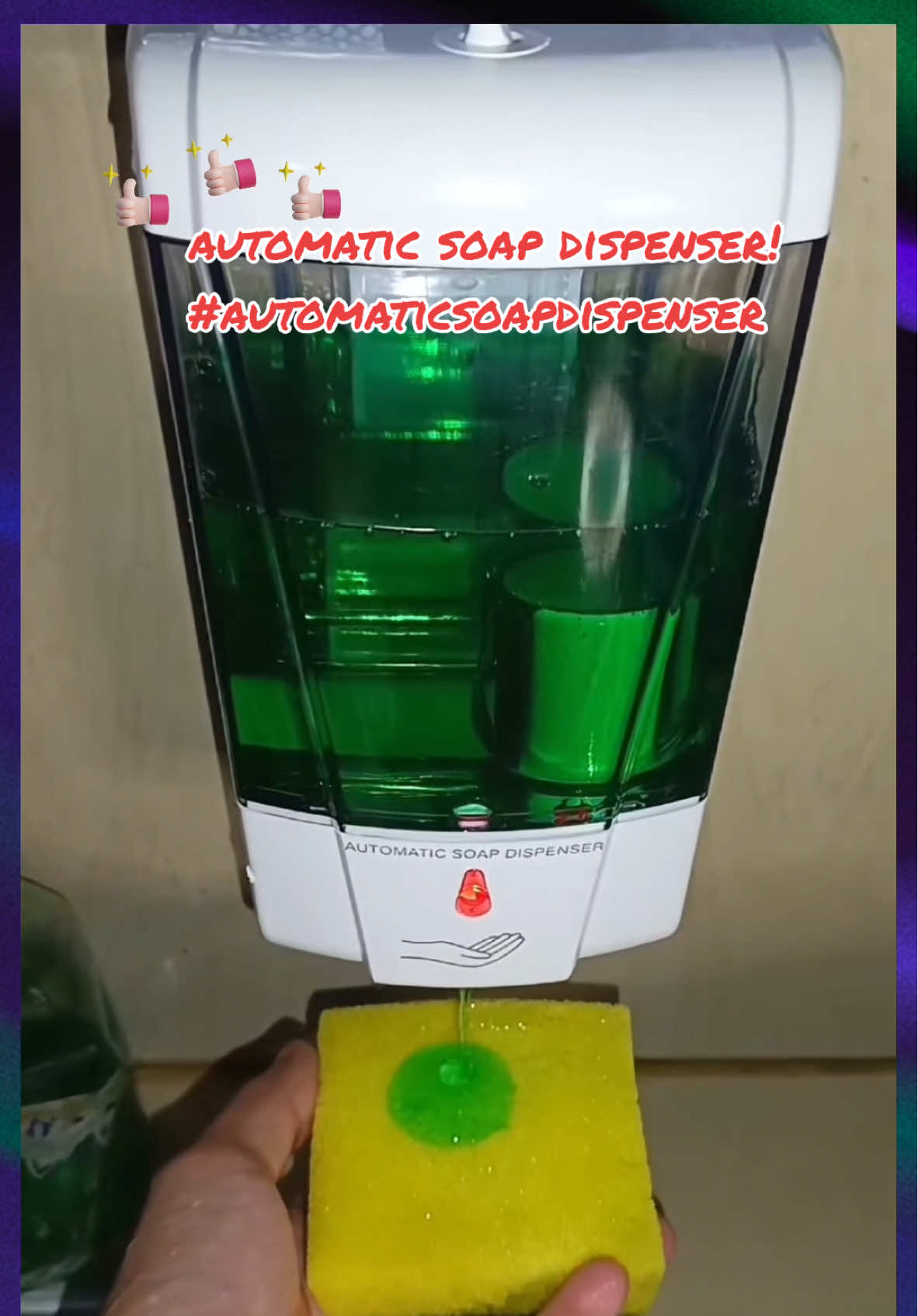 dahil dito sa automatic soap dispenser! 700ML Automatic Sensor  Wall Mounted Alcohol Disinfectant Soap Dispenser Lotion Dispenser#automatic #dispenser #liquidsoap #susanlifeshop #automaticsoapdispenser #cod 