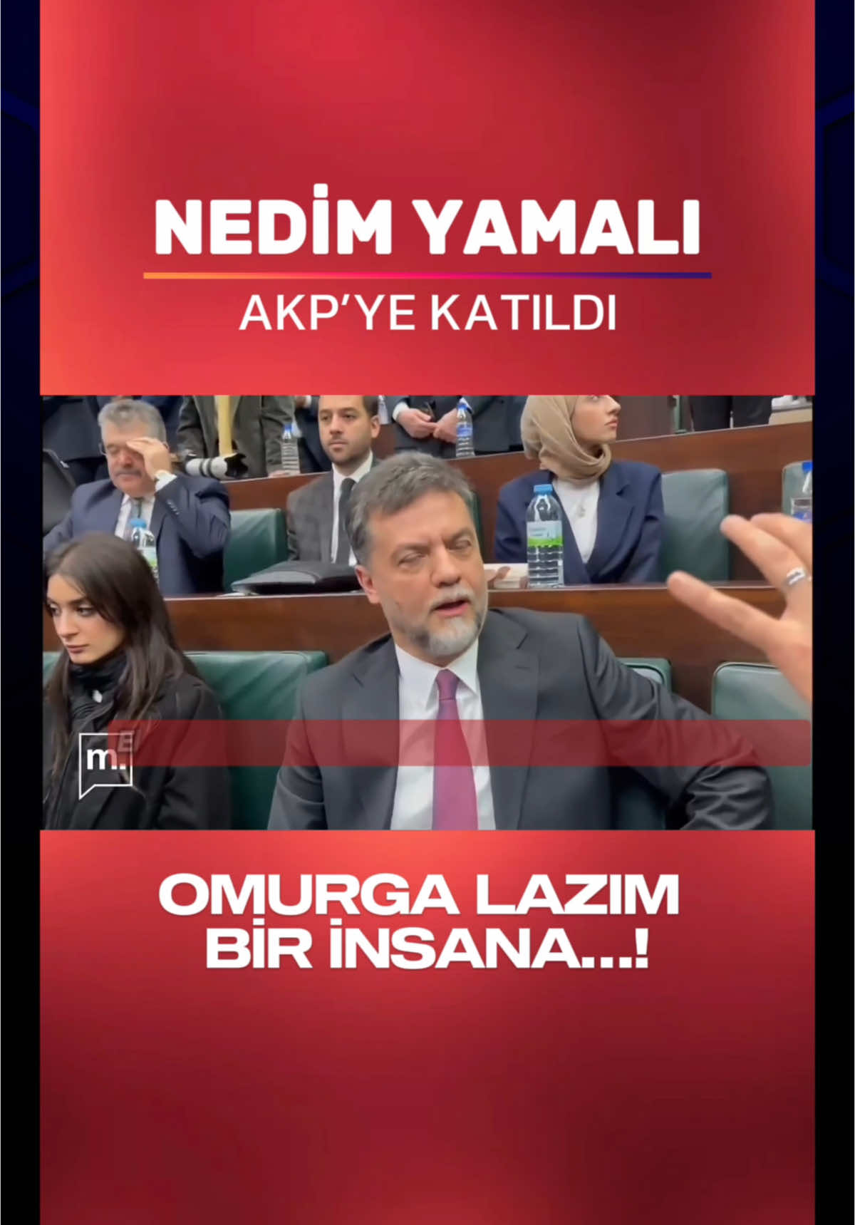 Omurga lazım bir insana ..!! Gelecek partisi hiç mi şaşırtmaz ..!! Görüntüdeki isim CHP listesinden Ankara'dan milletvekili seçilen Gelecek Partili Nedim Yamalı. Muhalif halkın oylarıyla vekil oldu.Şimdi ise AKP'ye katılıyor. Nedim Yamali,5 gün önce AKP'nin bütçesine RET verdi,bugün AKP’YE katıldı. #türkiye #erdoğan #akp #mhp #chp #iyiparti #zaferpartisi 