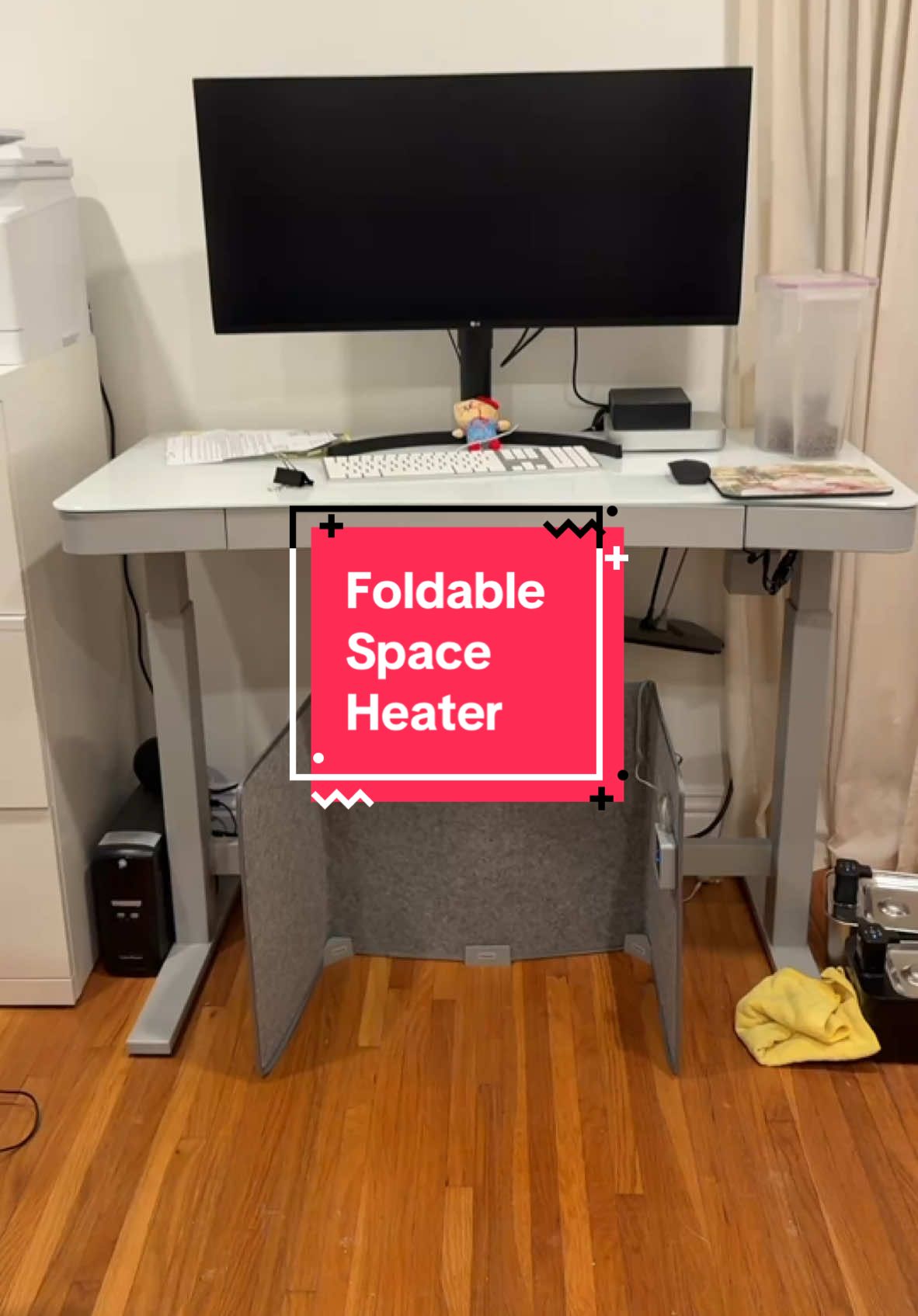 Stay cozy and productive all winter long with the foldable electric space heater, designed to keep your legs, feet, and hands warm without the noise. Perfect for your home office or work desk, this sleek heater is the ultimate cold-weather must-have! #WinterWarmth #CozyVibes #SpaceHeater #StayWarm #WorkFromHomeComfort #DeskEssentials #HomeOfficeSetup #SilentHeater #ColdWeatherGear #WinterEssentials #ProductivityBoost #StayCozy #HeaterSeason #EnergyEfficient #WarmAndCozy #WinterStyle #OfficeComfort #HolidaySeasonDeals #HeatYourSpace #ColdDays #holidayhaul