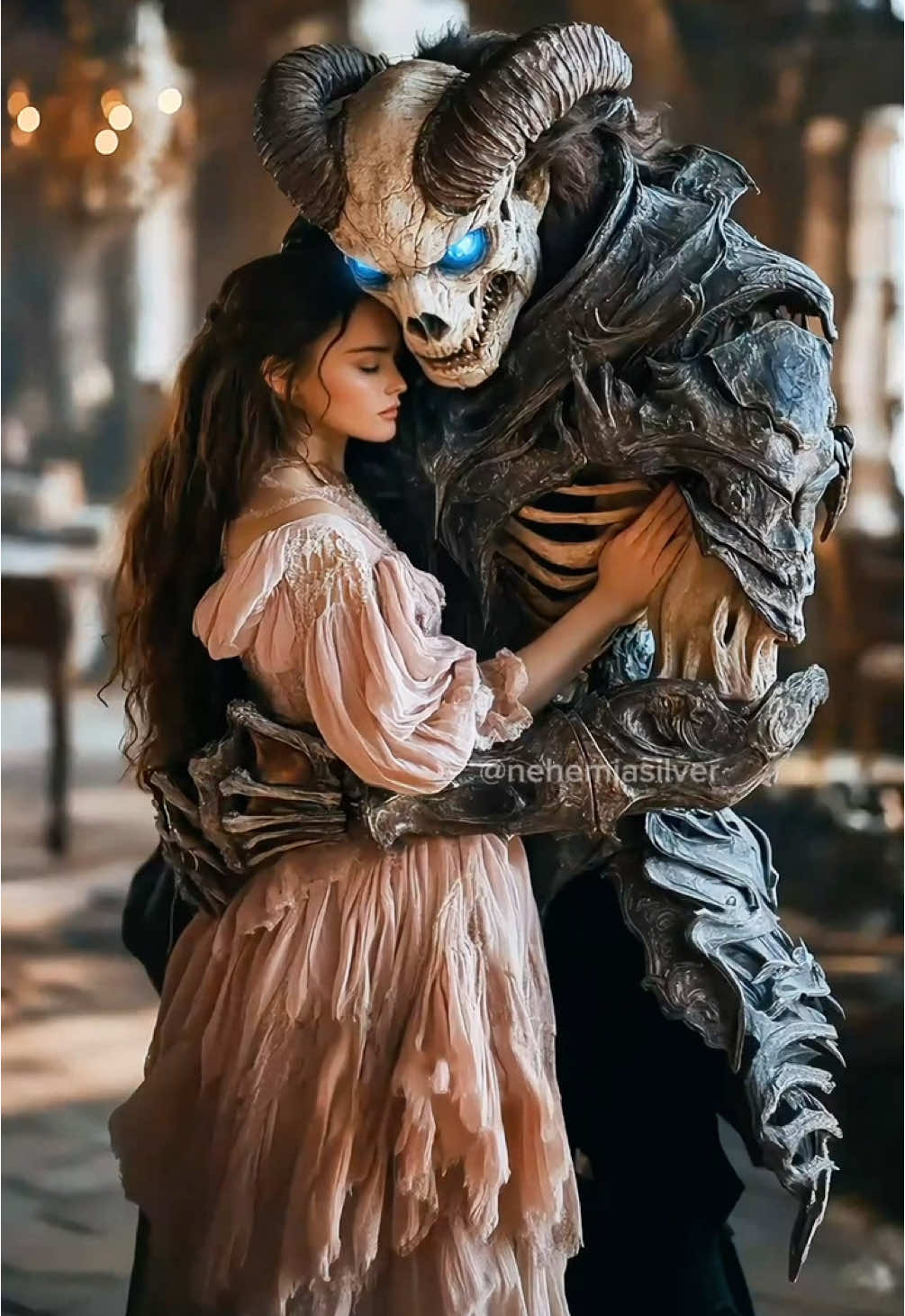 Odpovědět uživateli @Sofia Svetoslavova  Love does not see who you are, but the depth of what you carry within. ❤️✨ #Love #depth #innerworld #fantasyart #aiart #digitalart #darkfantasy #emotionalconnection #mysticalvibes #soulful #magic  #aivideo 