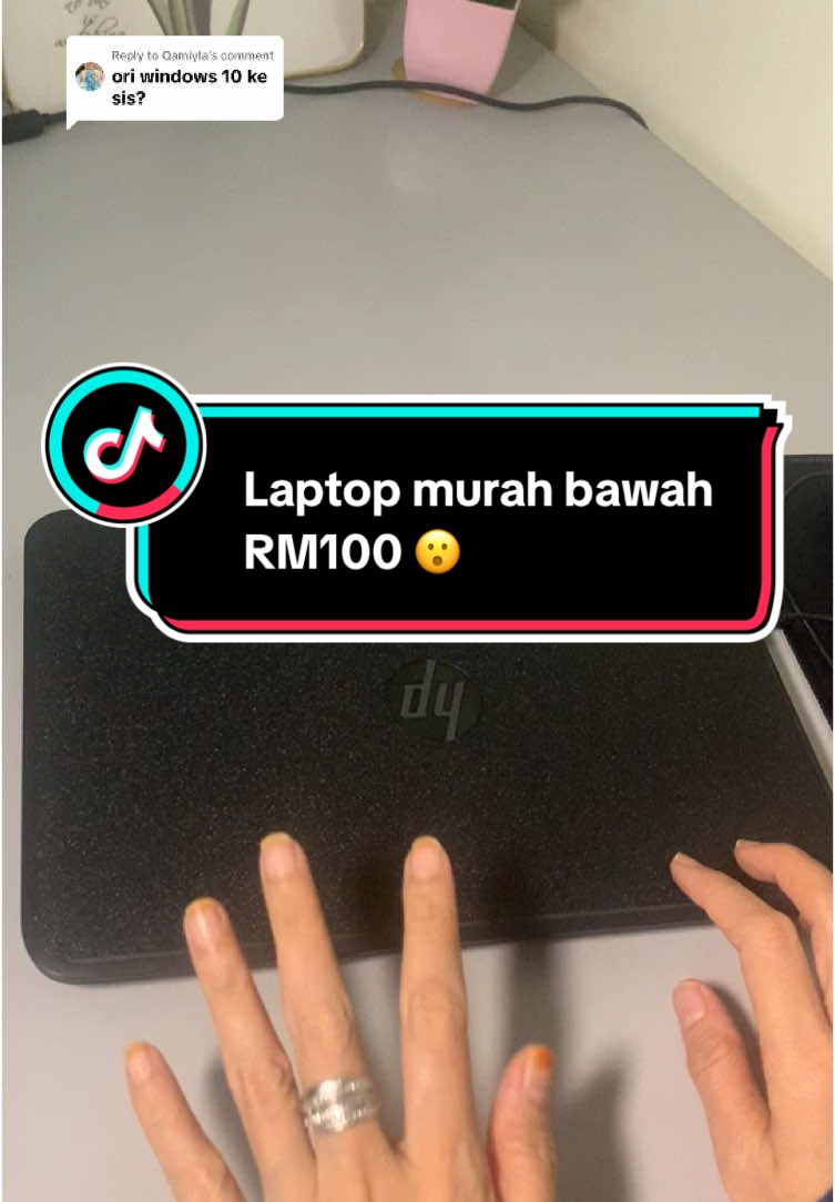 Replying to @Qamiyla Windows 10 Pro sis 😊 #laptop #laptopmurah #refurbished #chromebook #windows10 