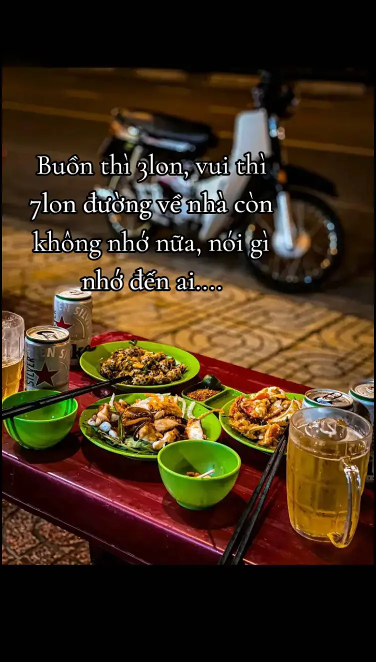 Buồn thì 3lon, vui thì 7lon đường về nhà còn không nhớ nữa, nói gì nhớ đến ai.... #1995🏳‍🌈 