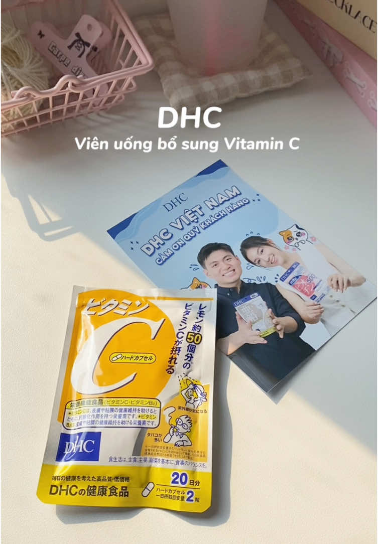 Bổ sung vitaminC làm đẹp đón tết thôi các bác ơi ✨🍋 #vitamincdhc #dhcvietnam #vitaminc #review #lamdepdontet 