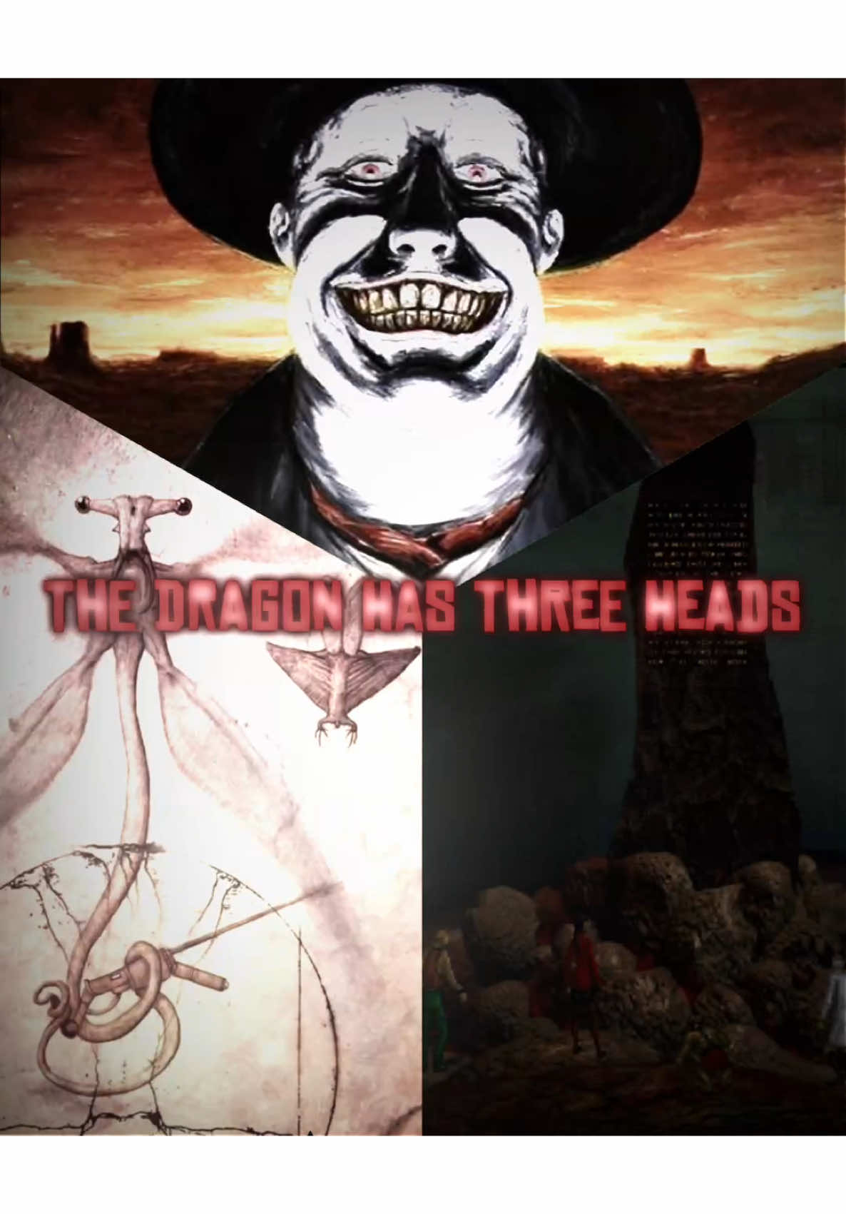 The Dragon Has Three Heads #dragon #edit #mosteviltrio #judgeholden #am #thequ #bloodmeridian #ihnmaims #alltomorrows #fyp #foryou #viral 