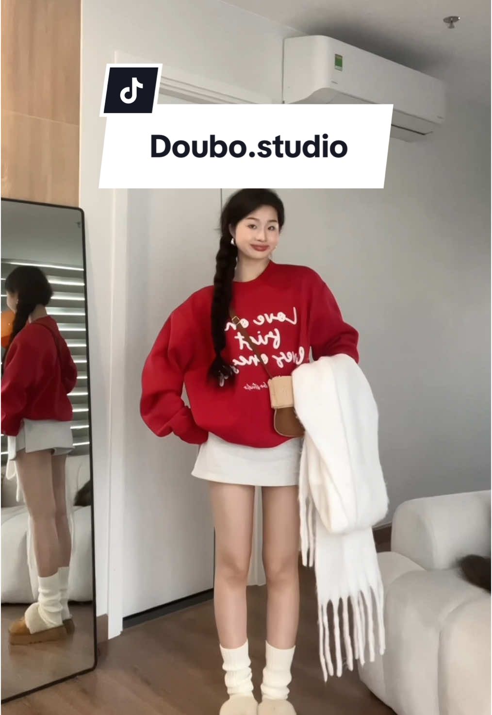 Màu áo đúng xynhhhhh @Doubo Studio #sweater #winteroutfit #quinneeeee #doubo 