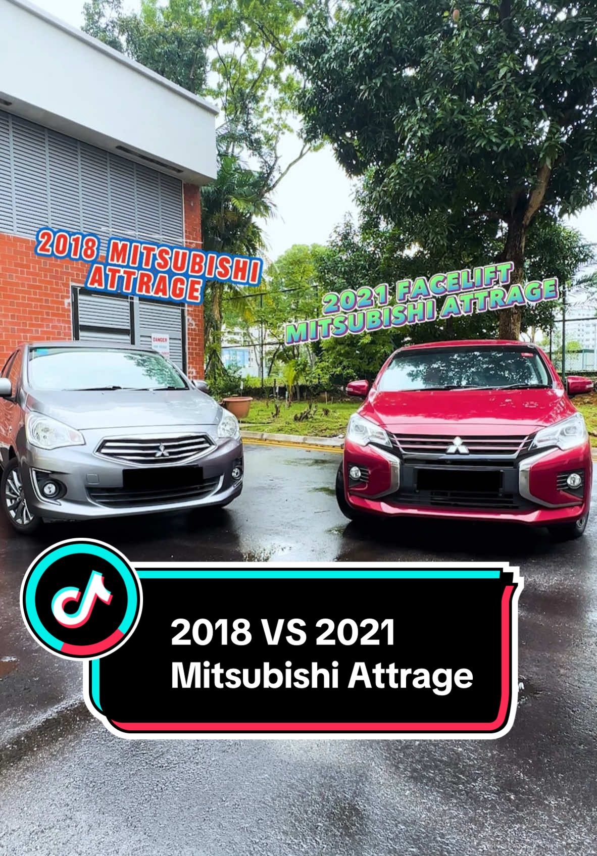 5 Differences between 2018 Mitsubishi Attrage and 2021 FACELIFT Mitsubishi Attrage! Which one will you choose? Get your car today simply by calling us now @ 94897930 or comment down below, we will reach back to you! #singaporecars #sgcarmart #cartok #drive #sgcar #trending #fyp #viral 