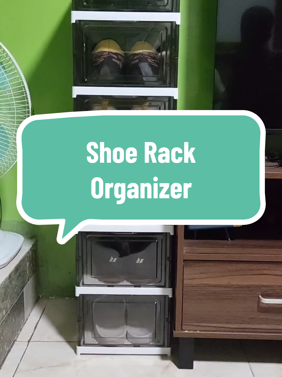 napaka aesthetic at malinis tingnan Yung ganitong shoe rack organizer Kya nman highly recomended ko to #shoerackorganizer #shoerack #shoebox #shoecabinet #foldableshoebox #organizer #tiktokfinds #fypspotted 