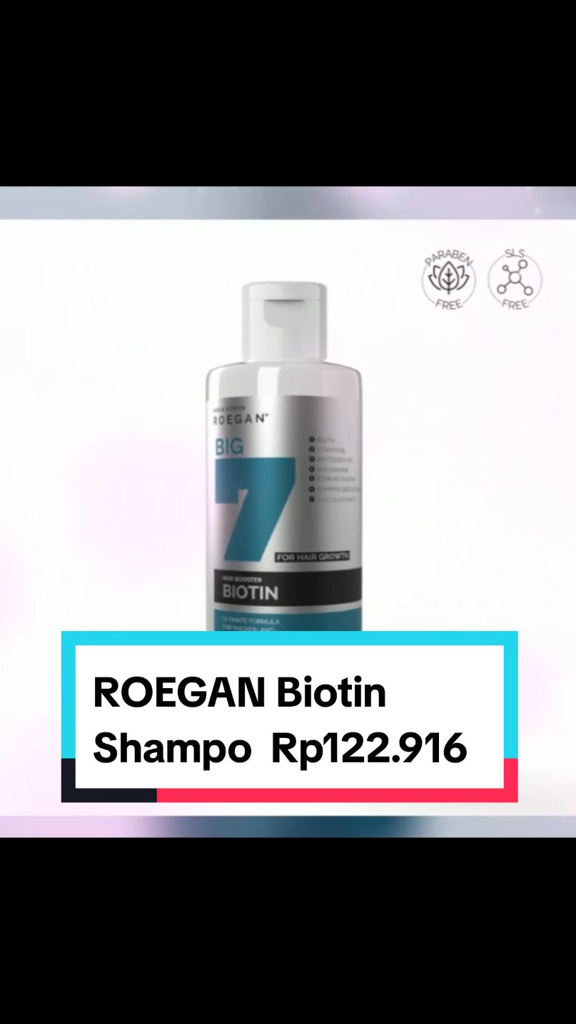 ROEGAN Biotin Shampoo Hair Loss Vitamin Rambut  Rp122.916! #biotin  #shampoo 