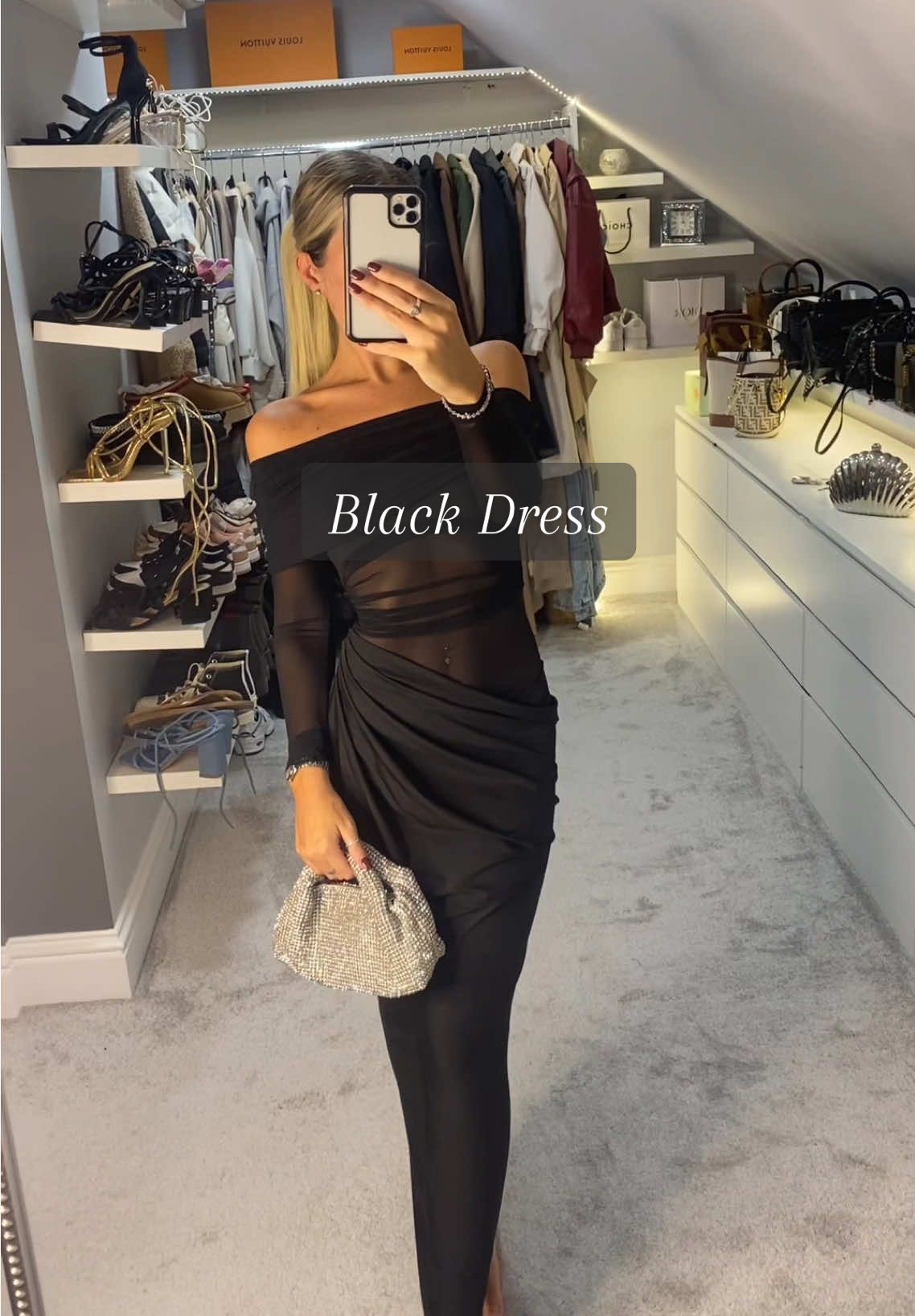 Beautiful black dress 🖤 #blackdress #dress #goingoutoutfit #tiktokmademebuyit #dealdrops 