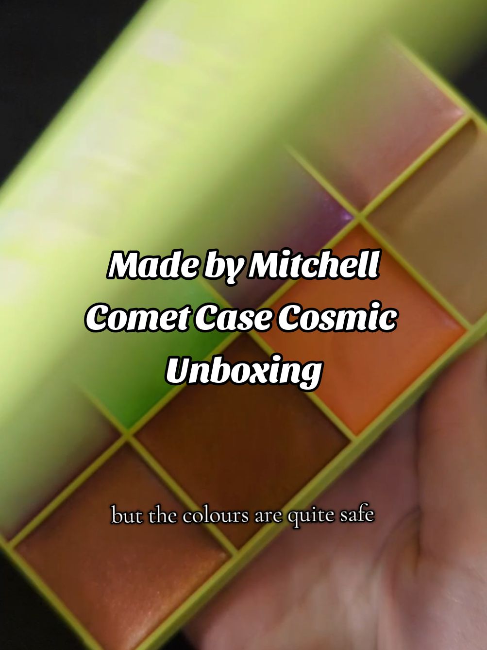 unbox the Made by Mitchell Comet Case Cosmic with me! 🪐✨ it is currently on Sale on TikTok Shop as part of the Boxing Day campaign! if you were ever interested in this cream blush & highlighter palette, I think now would be a really good time to pick it up on TikTok Shop 🪐✨ #tiktokmademebuyit #madebymitchell #cometcase #curvecase #makeupunboxing #dealdrops #newmakeup #makeupproducts #creamblush 