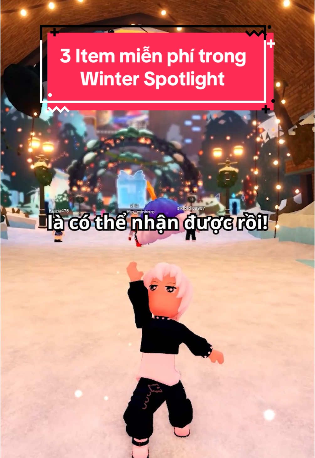 Ai nhận được rồi thì cho xin một cánh tay nha 🙋‍♂️ 🙋‍♀️ #roblox #robloxvng #robloxvietnam #winterspotlight #GamingOnTikTok 