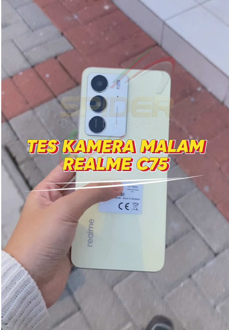 Tes kamera malam Realme C75. Super jernih ternyata🥰😍 harganya cuma 2,2 aja, klik keranjang kuning yaaa ada promo !!! #teskamerarealmec75 #realmec75 #kameramalam #teskamera #fyp #trend 