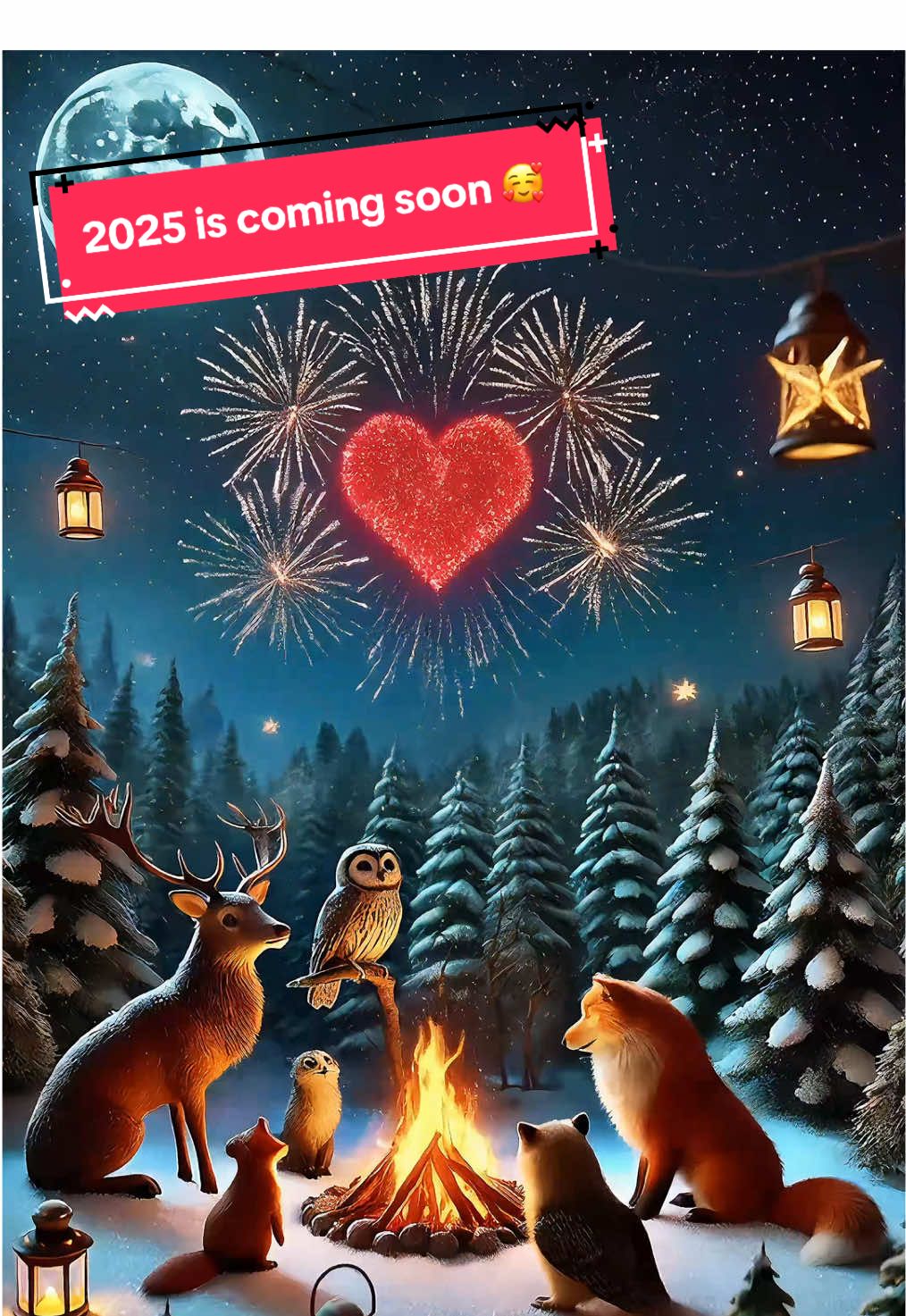 This year is starting to End. 2025 will be here soon, are you ready?🥰 #aianimation #aiart #newyears #newyear2025 #2025 #silvester #silvesterstallone 