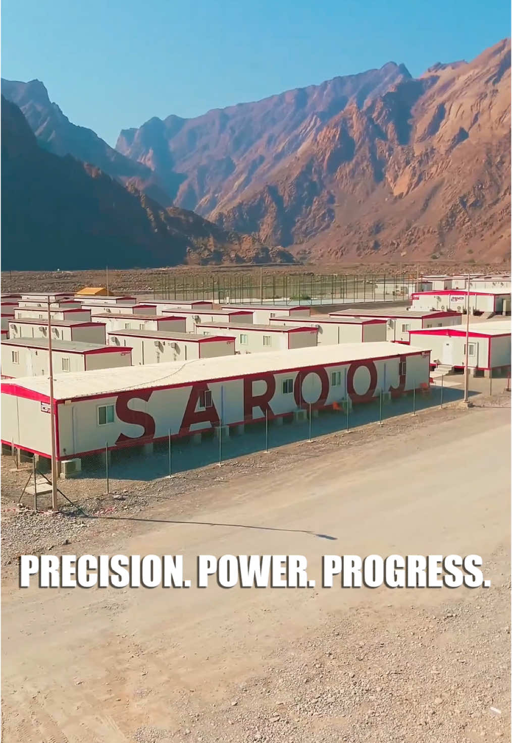 Cutting-edge technology for infrastructure excellence. Sarooj's state-of-the-art machinery and equipment ensure precision, power, and progress in every project, building the future today. #sarooj #oman #branding