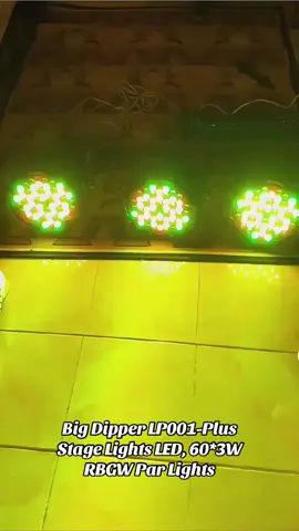 Big Dipper LP001-Plus Stage Lights LED 60*3W RBGW Par Lights #light #ledlight #stagelight #lightning #rbgw #lightsaber #party #partylight #fyp #trending  #bigfippper #parlight #buynow 