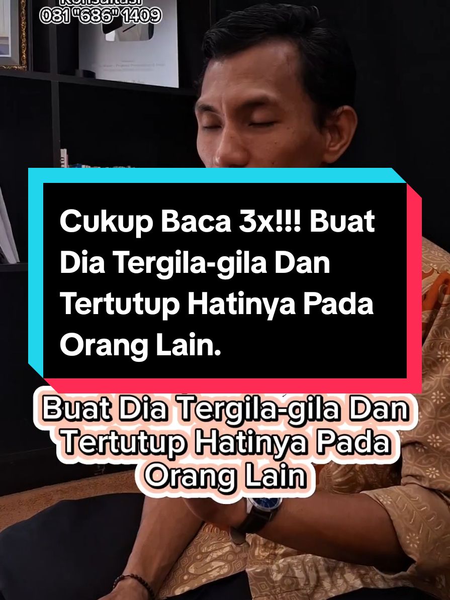 Cukup Baca 3x!!! Buat Dia Tergila-gila Dan Tertutup Hatinya Pada Orang Lain. #peletampuh #doapeluluhhati #pengasihan #doapengasihan #mbahnasir #pelet 