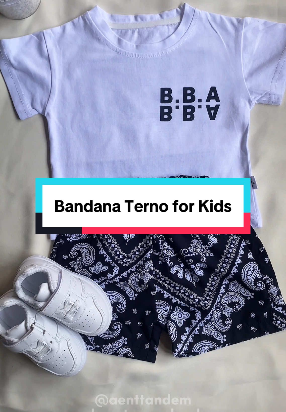 Ang ganda ng Bandana Terno na toh perfect na perfect sa mga kids👌🫶 #OOTD #kidsoutfit #aenttandem #terno 