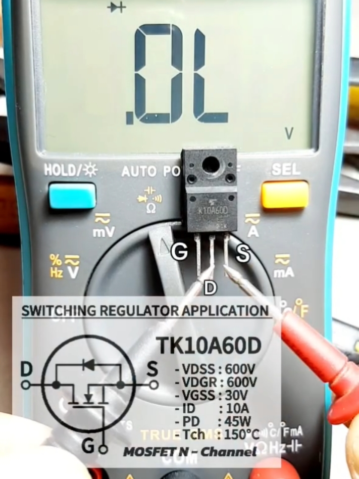 #prueba de TRANSISTOR MOSFET 