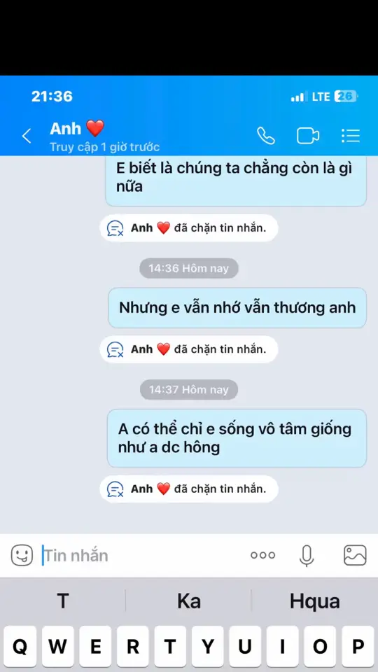 Tiếc nuối lớn nhất trong cuộc đời, đó là bạn gặp được một người đặc biệt nhất... Nhưng bạn củng biết rỏ rằng, hai người mãi mãi không thể ở bên nhau. Đường đời giông bão, người đi cùng tôi một chặng tôi nhớ người một đời...Quảng đời còn lại gặp hay không gặp, người đều ỏ trong trái tim tôi..