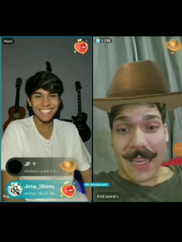 os menino só de chapéu 🤠  #dialogoecomunicacao  #erickleandro #patrikantunes  @Patrik Antunes @Erick Leandro 