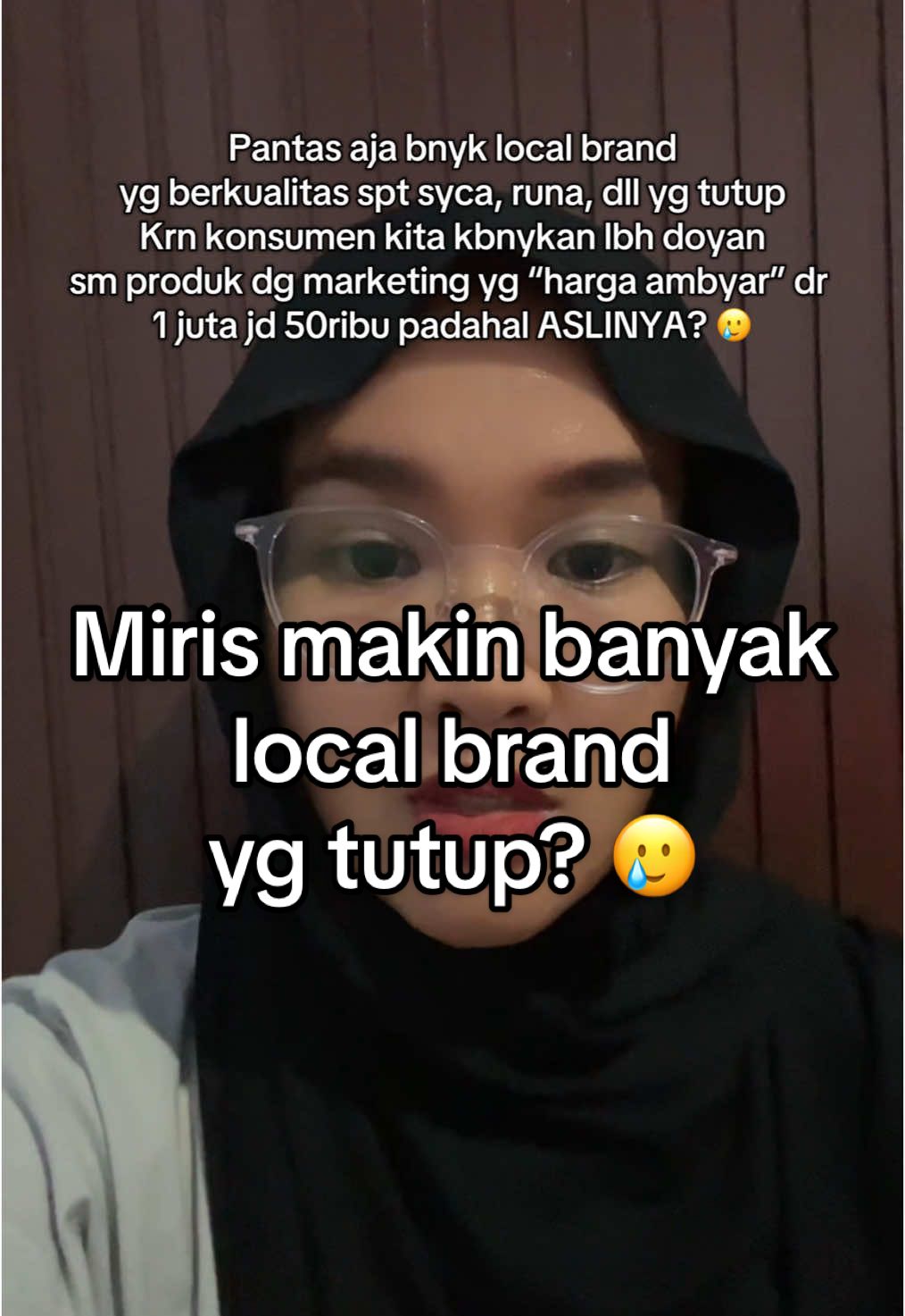 Save local brand! Masuk di era yang berkualitas tutup usia, yang brisikkk pdhal zonk tp naik daun 🙏🏻🥲 #fyp #localbrand #skincare #bodycare #skincareroutine #beauty #BeautyTok 