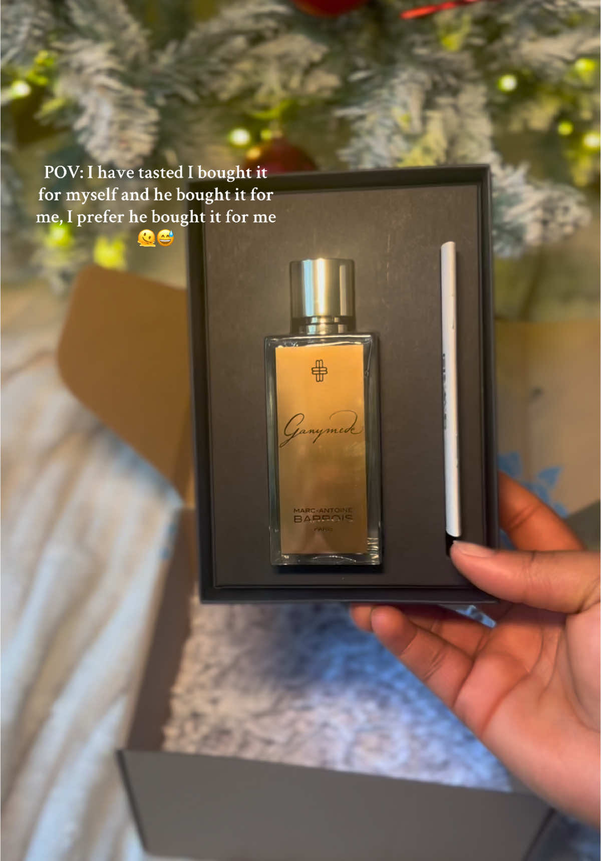 BOXING DAY CHRONICLES |  I remember sending the screenshot of this perfume to my husband a year ago telling him how much I love it as I perceived it from someone I met on my way to work. I didn’t have anything on my Santa list for Christmas but he remembered and got me this😌 🥰 😂😂 #fyp #christmasgiftideas #unboxingvideo #unboxingperfume #perfumes #goviral 