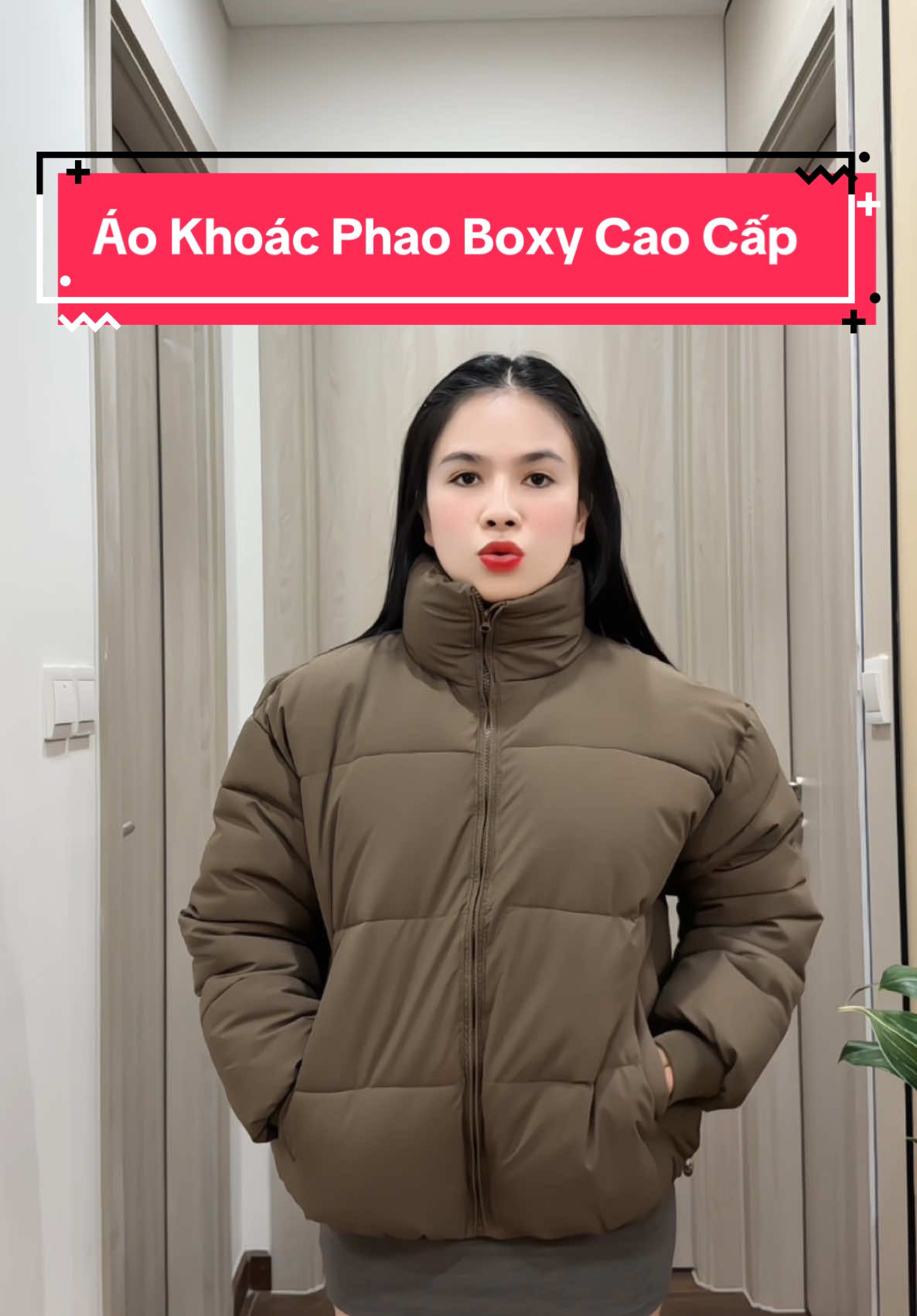 Áo Khoác Phao Boxy Cao Cấp