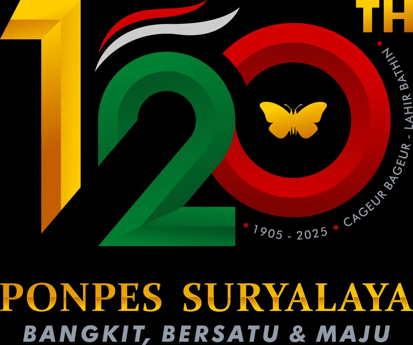 Logo Milad ke-120 Pondok Pesantren Suryalaya #tqnsuryalaya #abahaepuh #abahanom #milad120suryalaya 