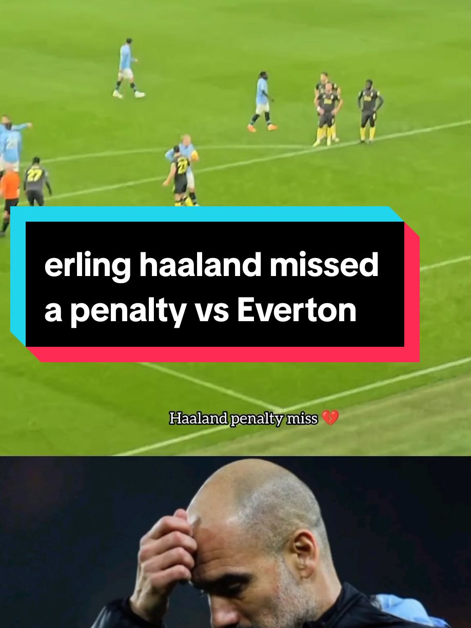 haaland penalty miss today vs Everton #penaltymiss #haaland #erlinghaaland #penalty #PremierLeague #everton #pepguardiola #bernardosilva #mancity #manchestercity #christmas #pickford 