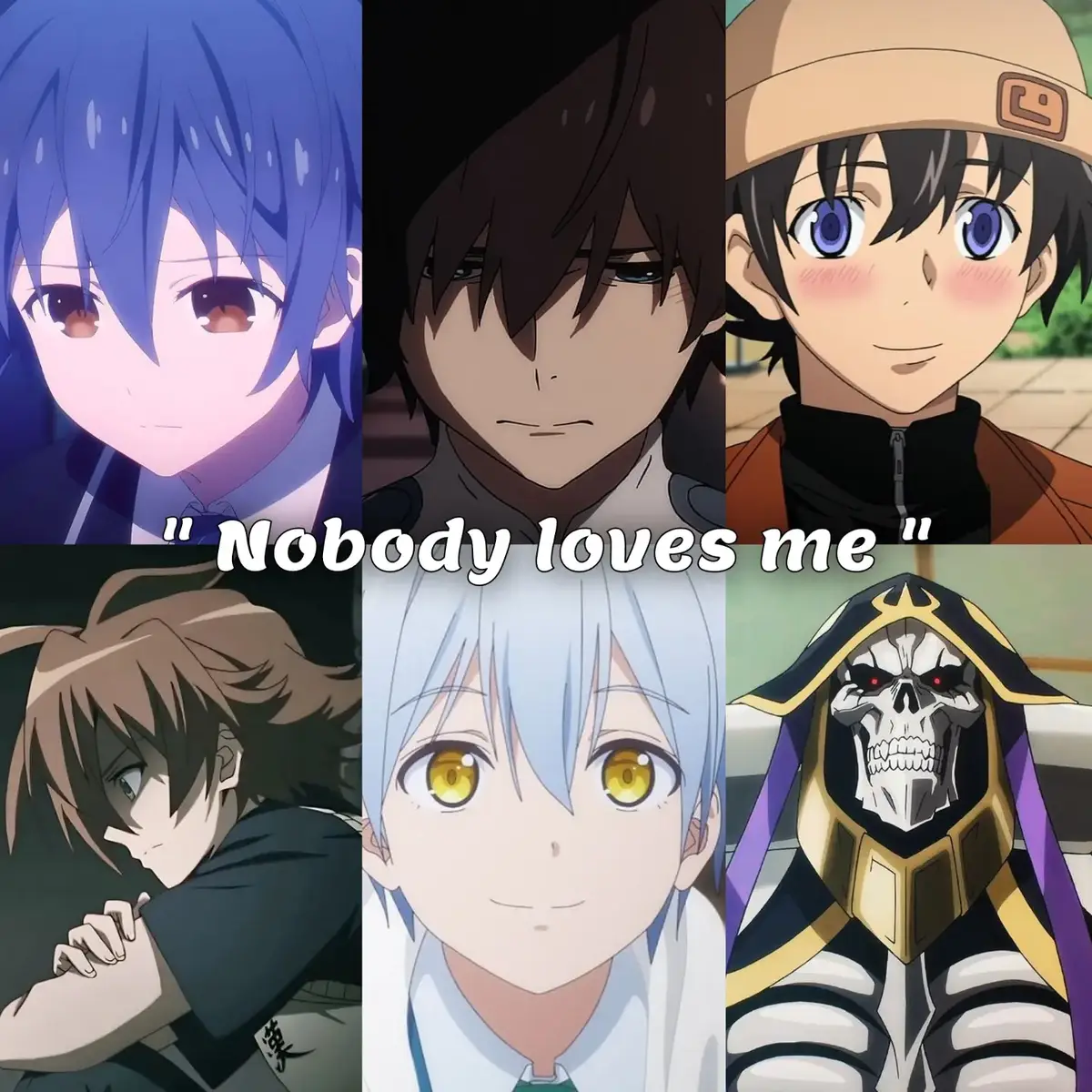 Their love for the main character is so strong #anime#Love#trend#picture#datealive#darlinginthefranxx#futurediary#akamegakill#vermeilingold#overlord