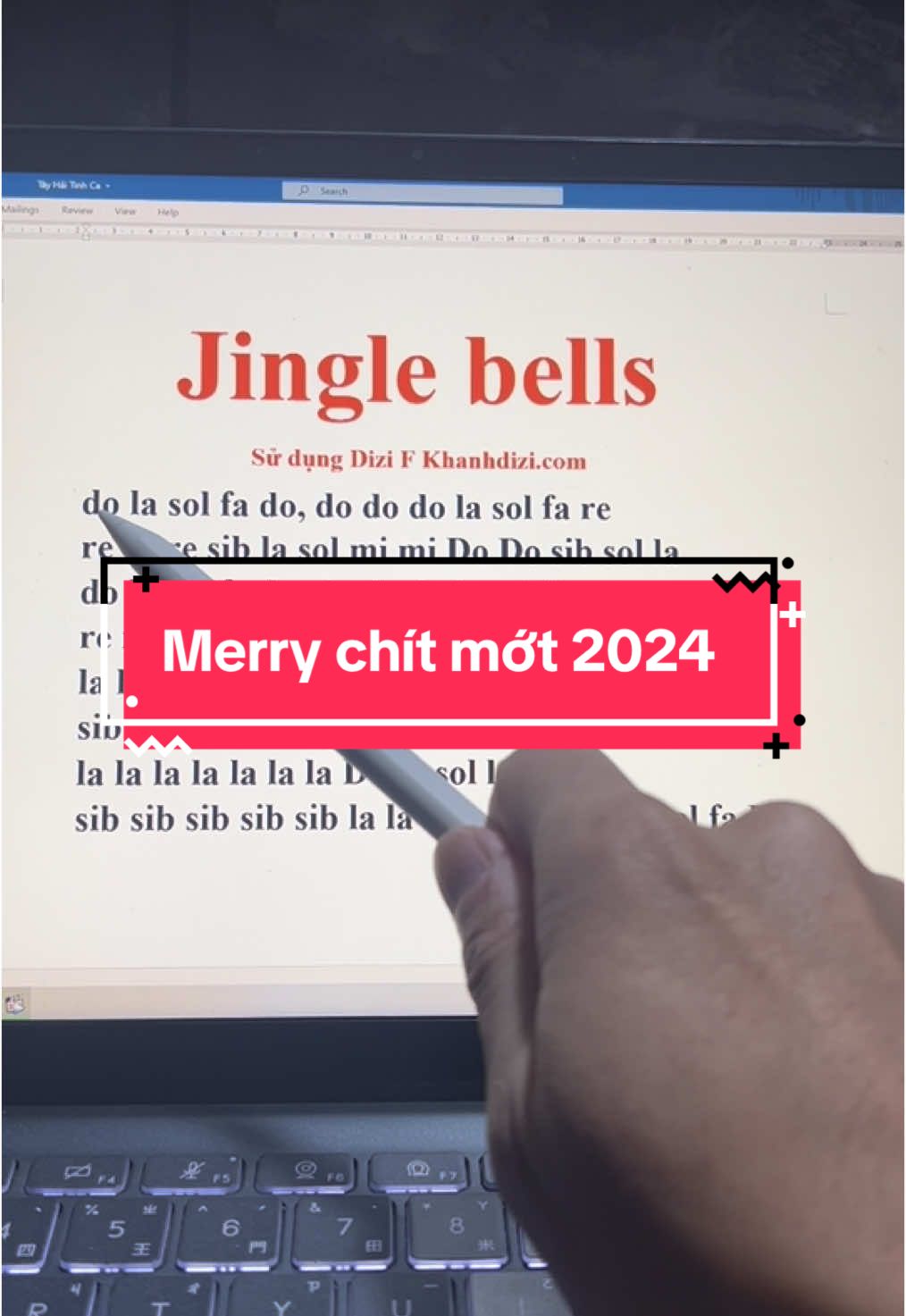 Jingle Bells 2024 cảm âm dizi 