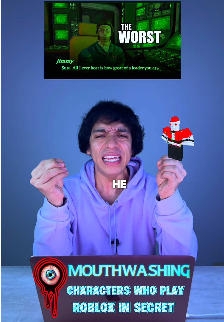 #mouthwashinggame  Mouthwashing character who play Roblox in secret #jimmymouthwashing  mouthwashingdaisuke anyamouthwashing #mouthwashingdaisuke Mouthwashinggame Mouthwashinganya mouthwashingcurly