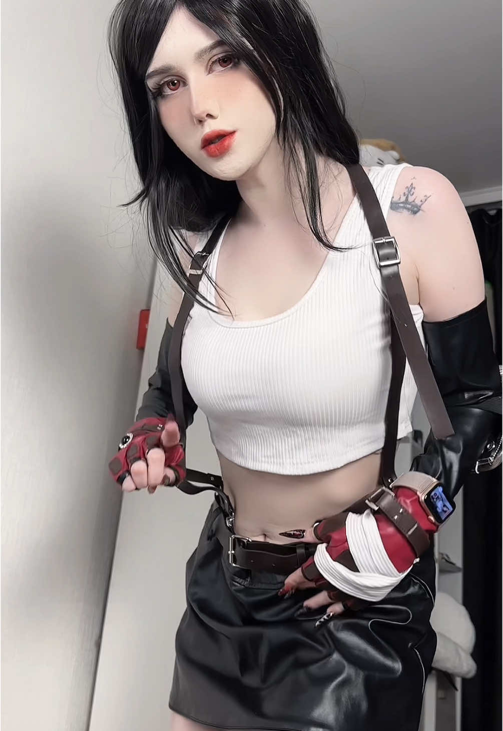 Tifa Lockhart Cosplay 🖤 - Ig: _hi_im_lei 🌙 #cosplaygirl #animegirl #cosplayer  #fyp #anime #cosplay #goth #gothic #alt #alternative #alternativefashion #alternativegirl #egirl #egirls #ff #finalfantasy #tifalockhart 