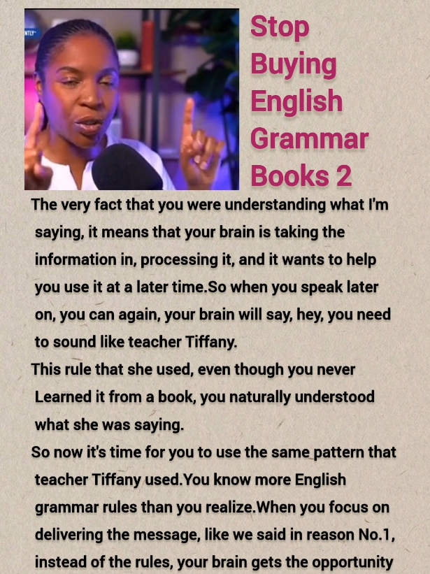 stop buying grammar books#motivationalspeaker #motivation #motivation #English #dailyenglish #dailyenglish #motivationalvideo #englishlanguage #foru #gym #speak #learn #LearnOnTikTok #poutoi 