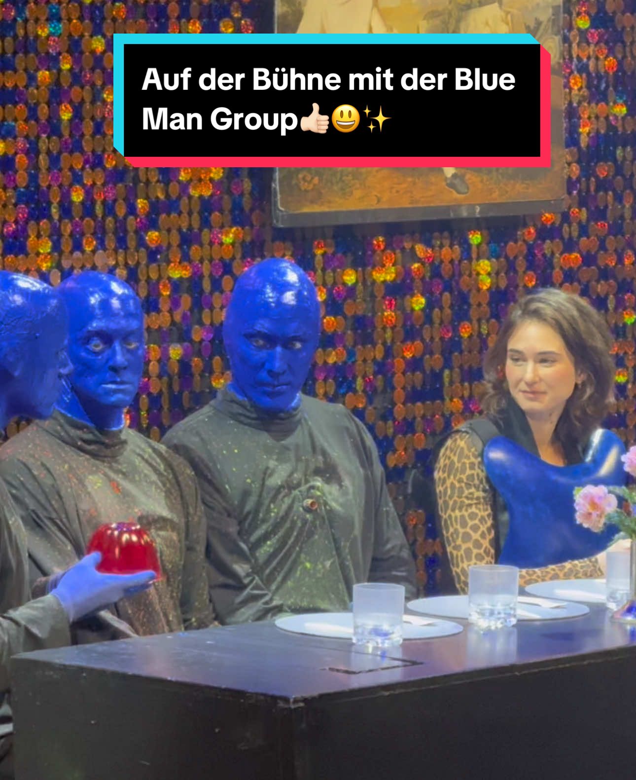 Es war sehr witzig!😊 Danke @bluemangroup Berlin  💕✨👏#bluemangroupberlin #bluemangroup  #show 