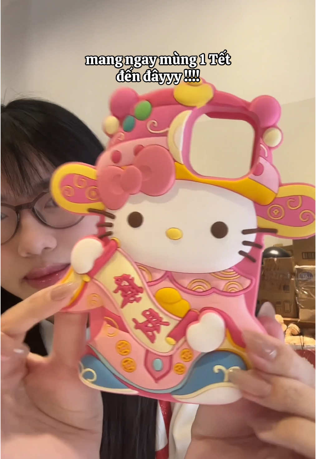 dễ thuông quá bà thơ =)))  #hellokitty #kitty #caseiphone #cute #xuhuong #fyp 