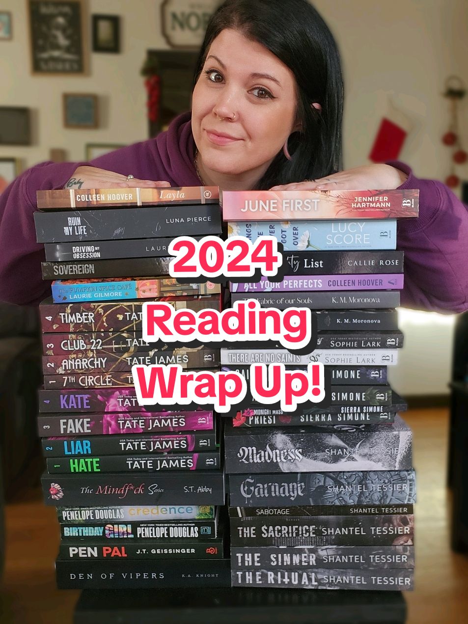 HONORABLE MENTION: Haunting and Hunting Adeline. Also, my love for Reverse Harem knows no end. Here's to 2025! 📚  #darkromance #contemporaryromance #2024wrapup #reverseharem #BookTok #readmorebooks #books #bookreview #bookrec #romance #fyp #foryoupage #trending #viral #bookish #kindleunlimited #fypシ゚viral #Inverted 