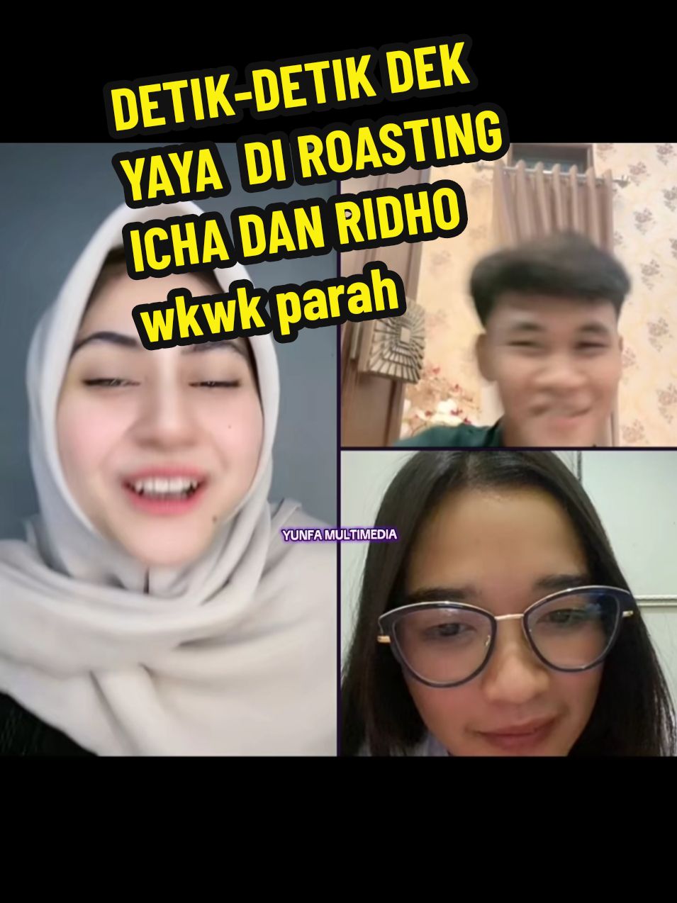 #MASIYUN  DETIK-DETIK DEK YAYA DI ROASTING ICHA DAN RHIDO #masiyun  #masiyunsobatngaret  #masiyunsobatngaret🔥  #masiyundanfauzana  #masiyunterbaru  #masiyunlive  #masiyunhariini  #trandingvideo  #trending  #fyppppppppppppppppppppppp  #fypage  #fyp 