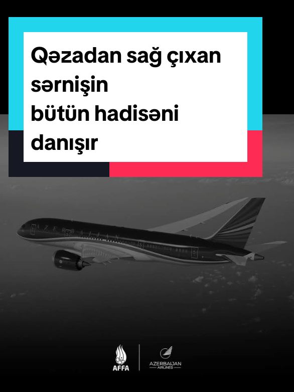 Təyyarədən sağ çıxan sərnişin bütün hadisəni danışır.  #azal #plane #crush #bakugrozny #aktau #terror 