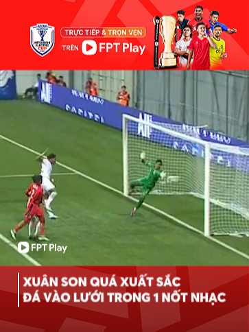 Vào lưới cái một, ko kịp nhìn luôn á anh em 👏👏 #FPTPlay#AseanCup2024#ASEANUtdFC#mitsubishielectriccup#DoituyenVietNam #xuanson