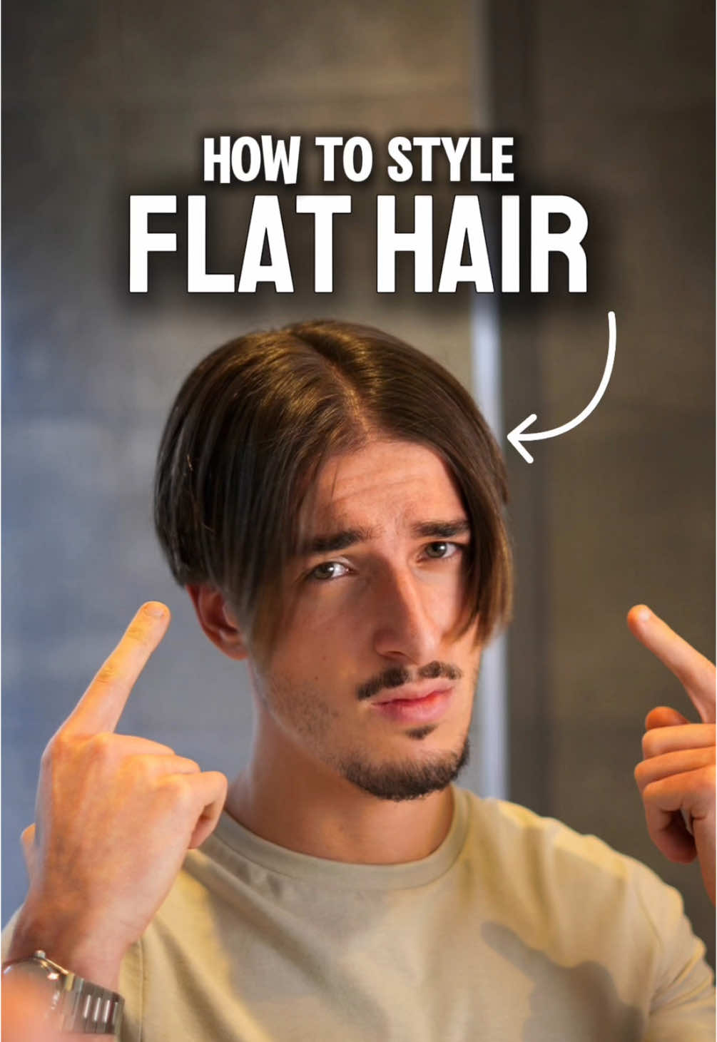 We’re BAAAACK 🔥🔥 How To Style Flat Straight Hair! #menshair #hairstyle #hairstyletutorial #straighthair #foryouu #looksmax #hairinspo #hairtransformation 