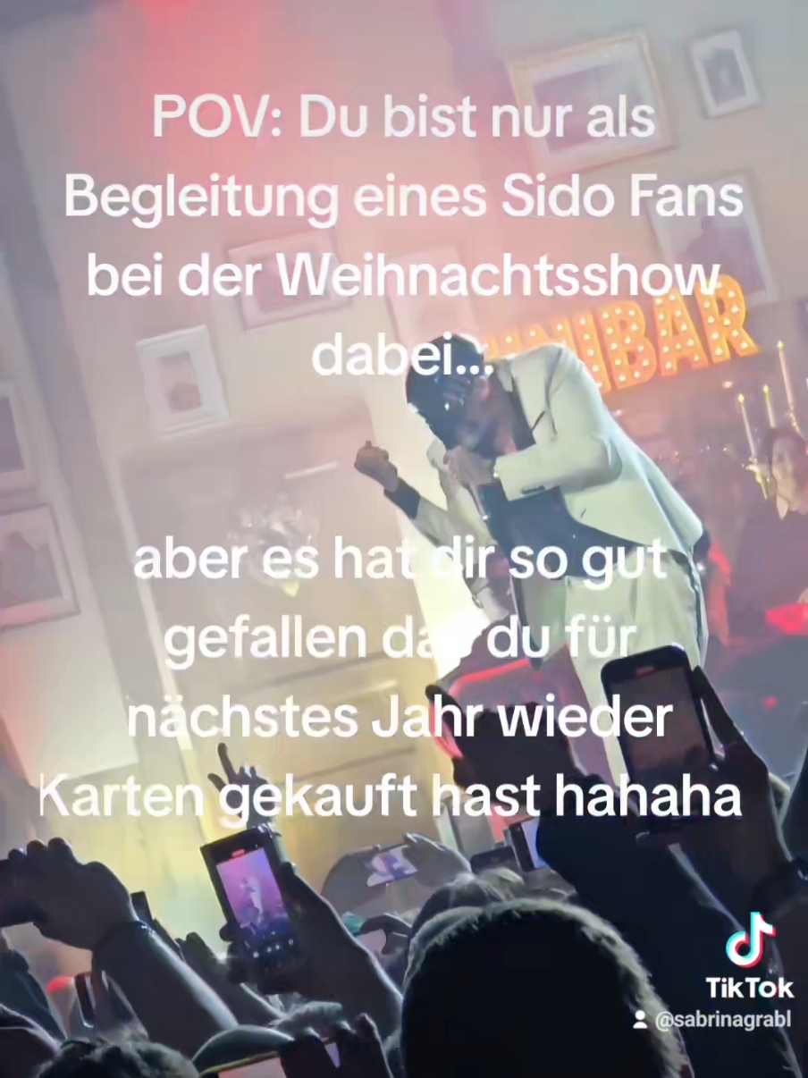 mein erstes Sido Konzert  21.12.24 👌🏻  @Sido #sido #sidoweihnachtsshow #berlin #travel #couplegoals 